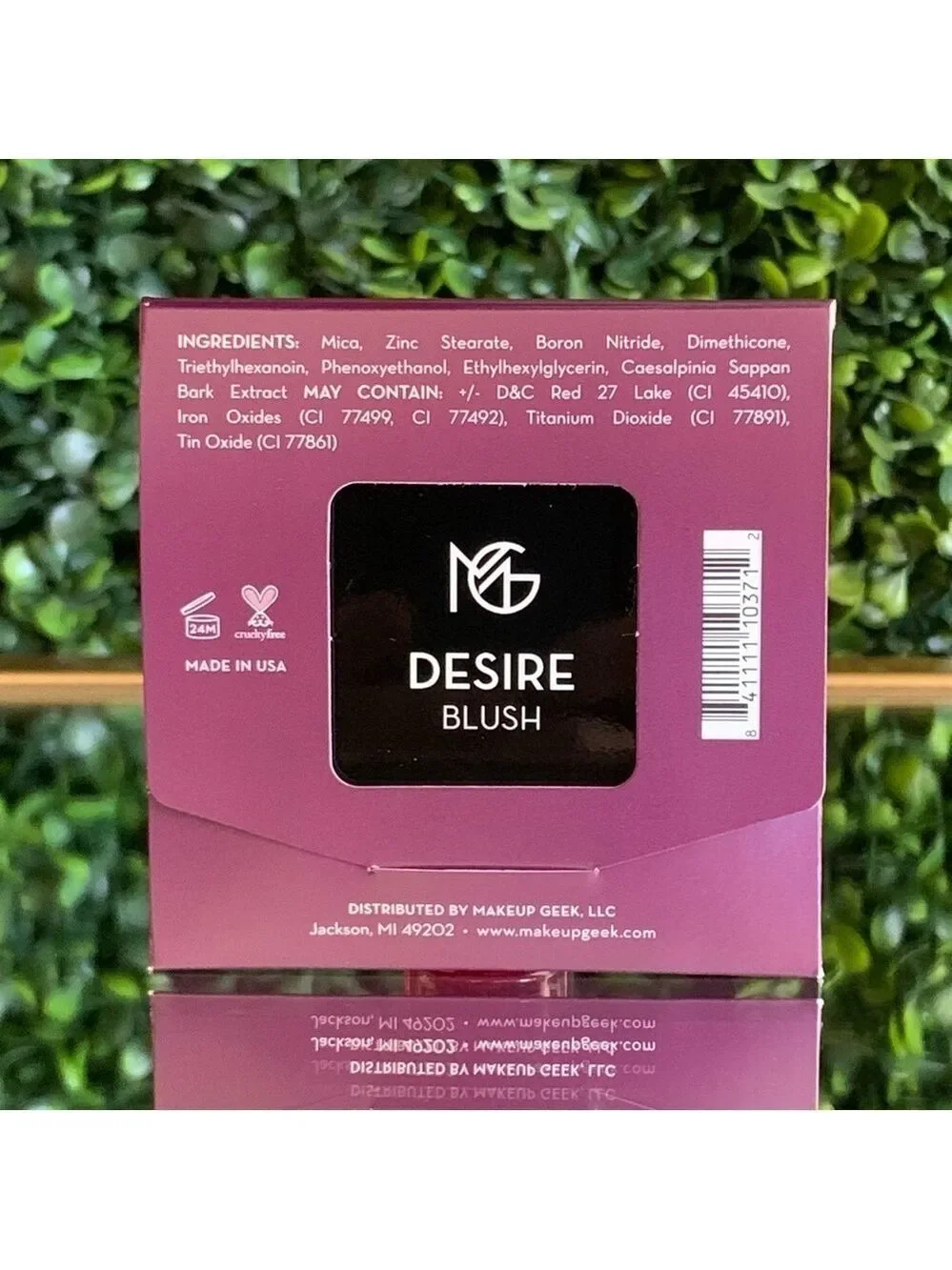 Makeup Geek DESIRE Blush | NEW | Deep Marsala | MUG MG